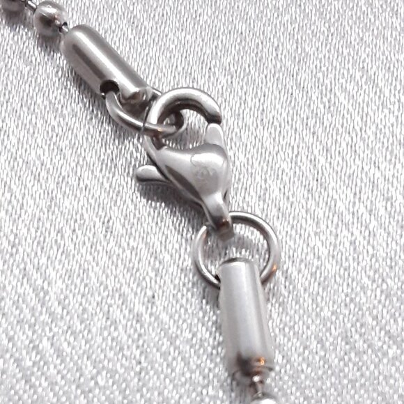 NEW Stuller Stainless steel cross necklace - Picture 6 of 11